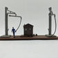 Marx 1450 Vintage O Operating Fueling Station VG