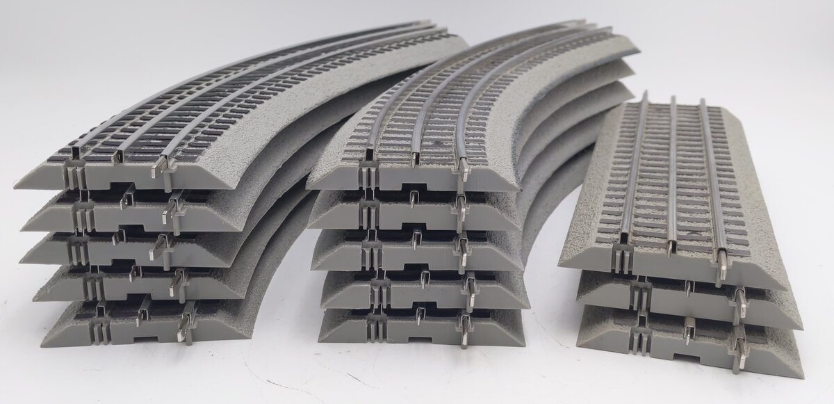 Lionel O Gauge Assorted FasTrack Sections [13] EX