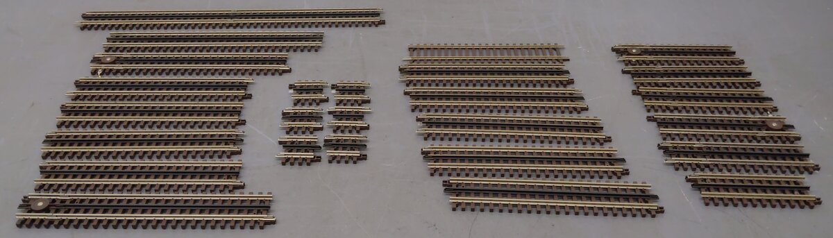 Atlas O Gauge Assorted Straight Track; [26] VG
