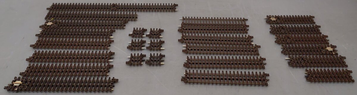 Atlas O Gauge Assorted Straight Track; [26] VG