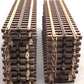 Atlas 6050 O Gauge Nickel Silver 10" Straight Track W/Brown Ties (Qty. 19) EX