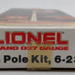 Lionel 6-2320 O / O27 Scale Flag Pole Kit EX/Box