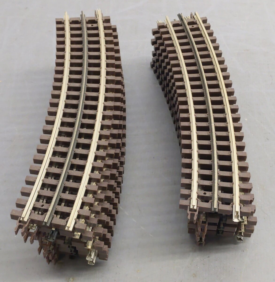 Atlas 6060 O Gauge Nickel Silver O-54 Full Curved Track [15] VG