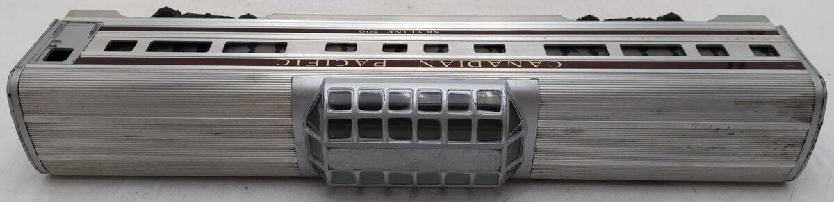 Lionel 2552 Vintage O Canadian Pacific Skyline 500 Aluminum Vista Dome Car VG