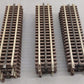 Atlas 6050 O Nickel Silver 10" Straight Track with Brown Ties [15] VG