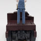 MTH 305235 O MoW Operating Handcar/maroon EX
