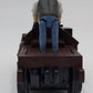 MTH 305235 O MoW Operating Handcar/maroon EX