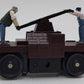 MTH 305235 O MoW Operating Handcar/maroon EX