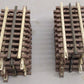 Atlas 6051 O Nickel Silver 4-1/2" Straight Track with Brown Ties [11] VG