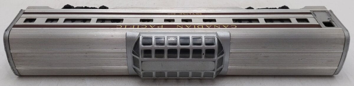 Lionel 2552 Vintage O Canadian Pacific Skyline 500 Aluminum Vista Dome Car VG