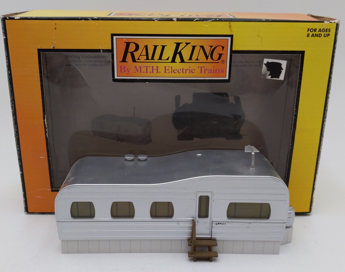 MTH 30-90005 O Gauge Stainless Steel Mobile Home EX/Box