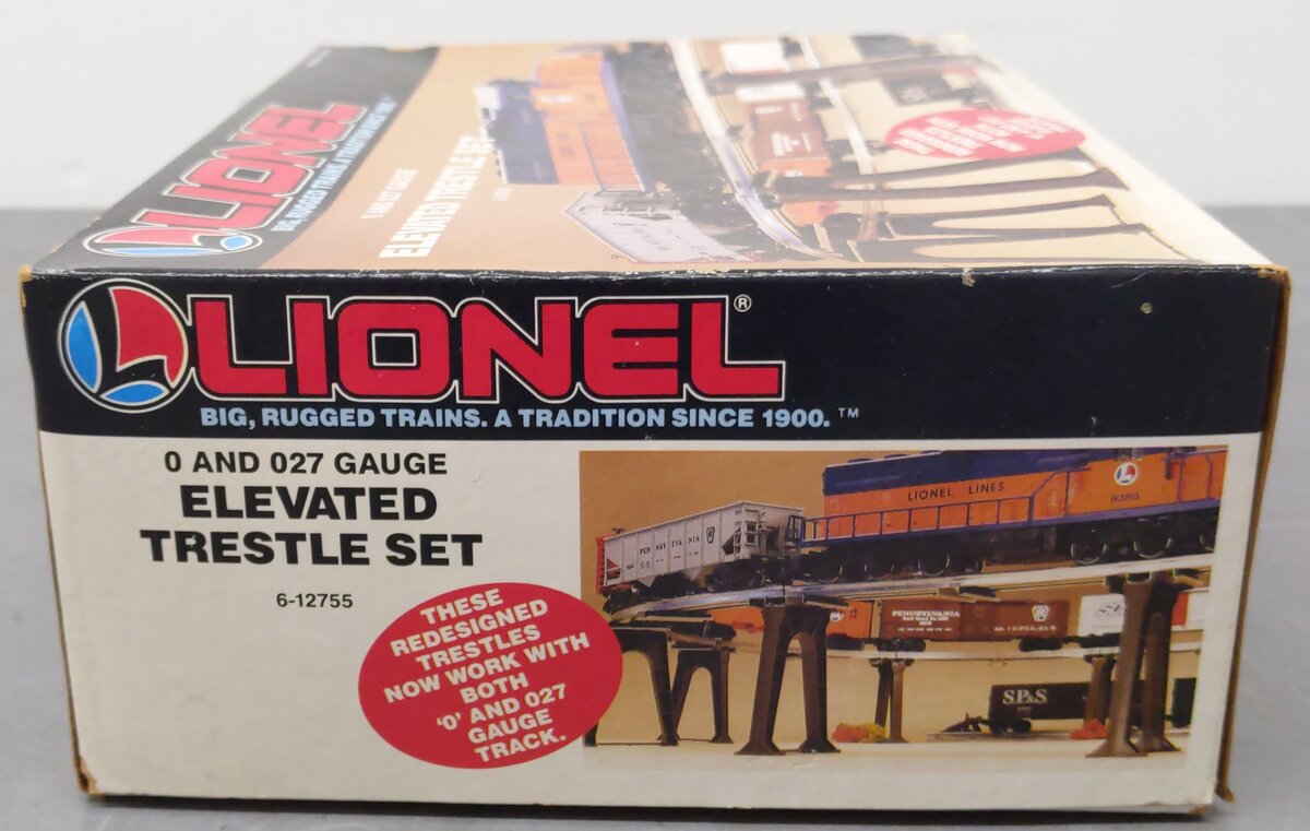Lionel 6-12755 O Gauge Elevated Trestle Set (Set of 10) EX/Box