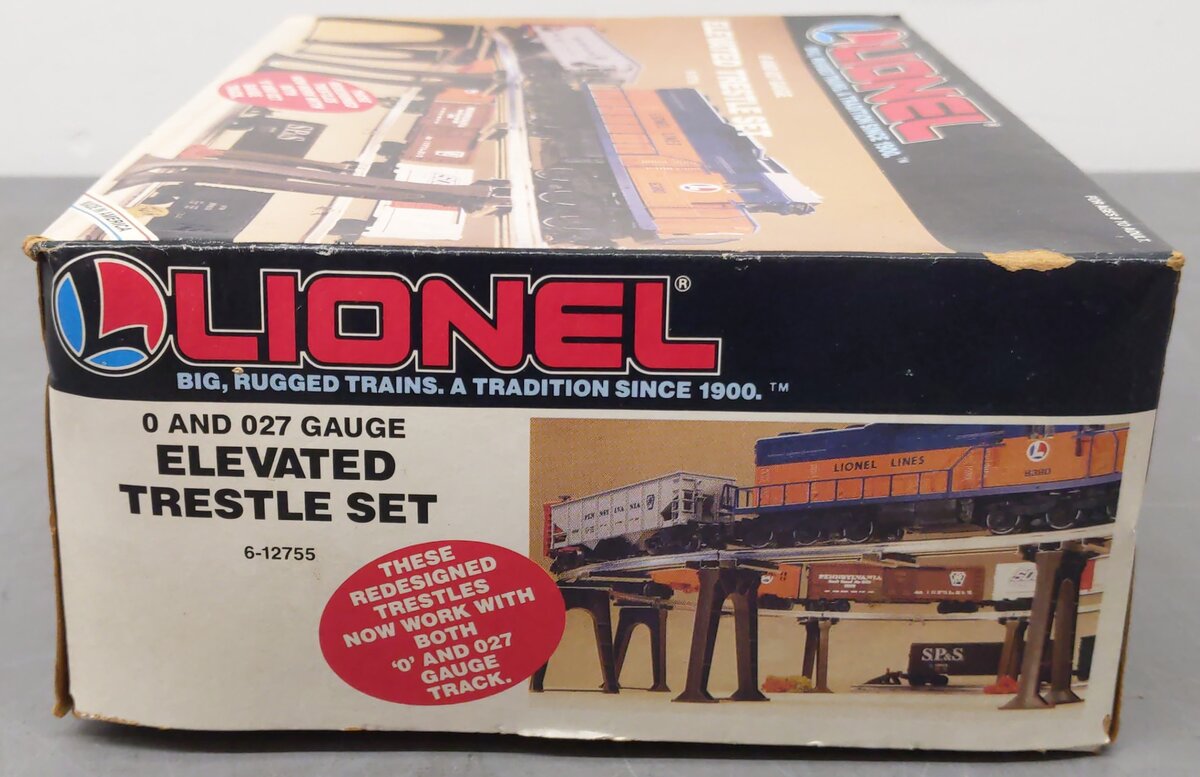 Lionel 6-12755 O Gauge Elevated Trestle Set (Set of 10) EX/Box