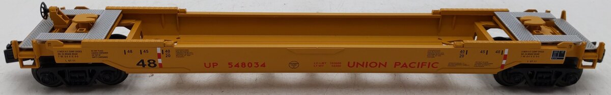 MTH 30-76902 O Gauge Union Pacific Husky Stack Car #48 EX
