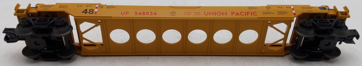 MTH 30-76902 O Gauge Union Pacific Husky Stack Car #48 EX