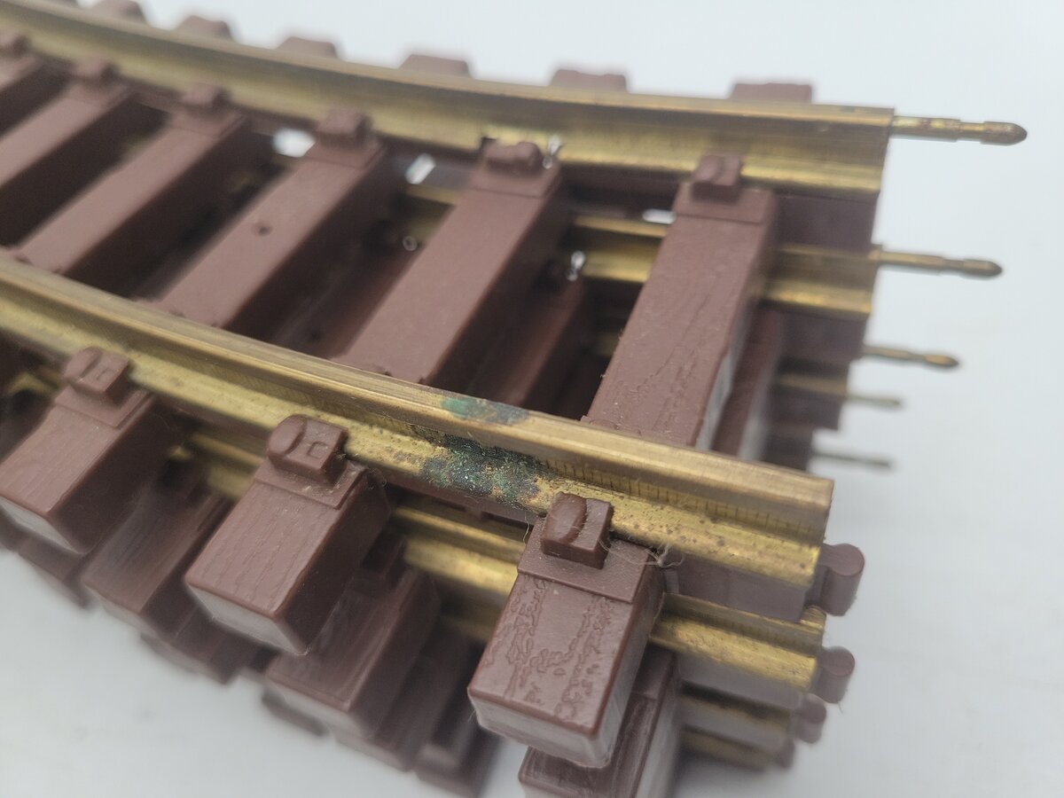 Lionel 8-82001 G Scale Brass Curved Track (10) VG
