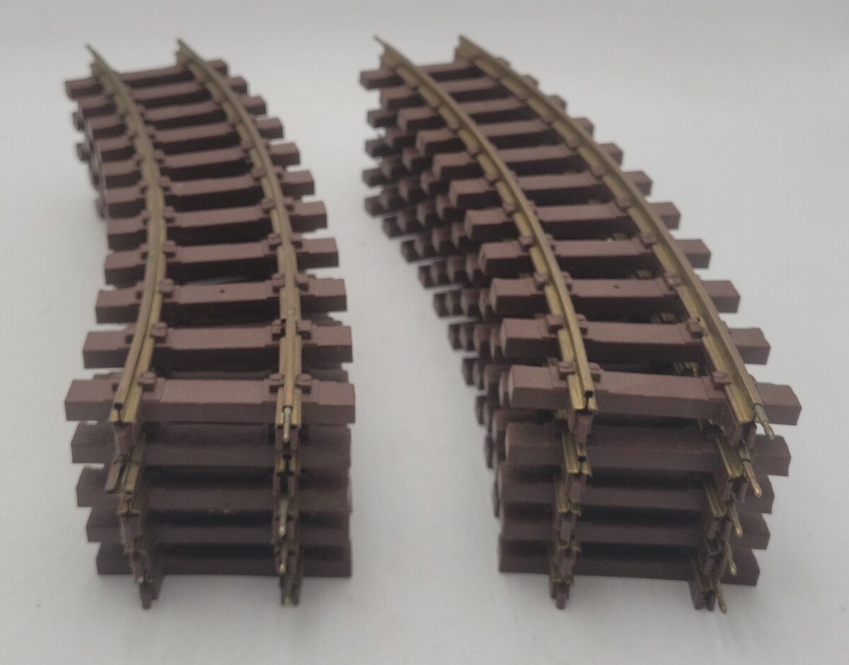 Lionel 8-82001 G Scale Brass Curved Track (10) VG