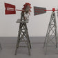 Aermotor & American West Assorted Steel Windmills; [4] EX