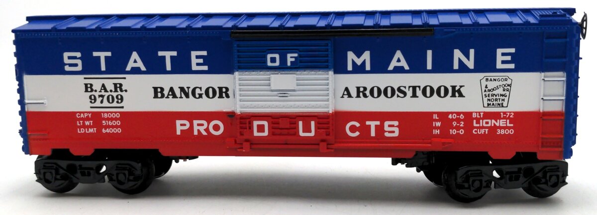 Lionel 6-9709 O Gauge State of Maine Box Car EX/Box