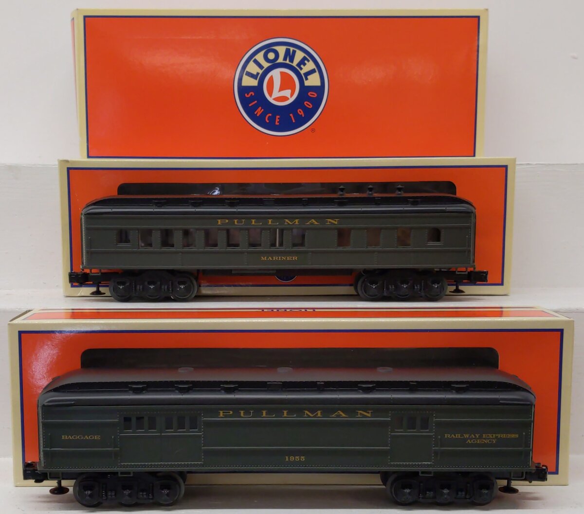 Lionel 6-81764 O Pullman Madison Car 2pk/Coach,Baggage EX/Box
