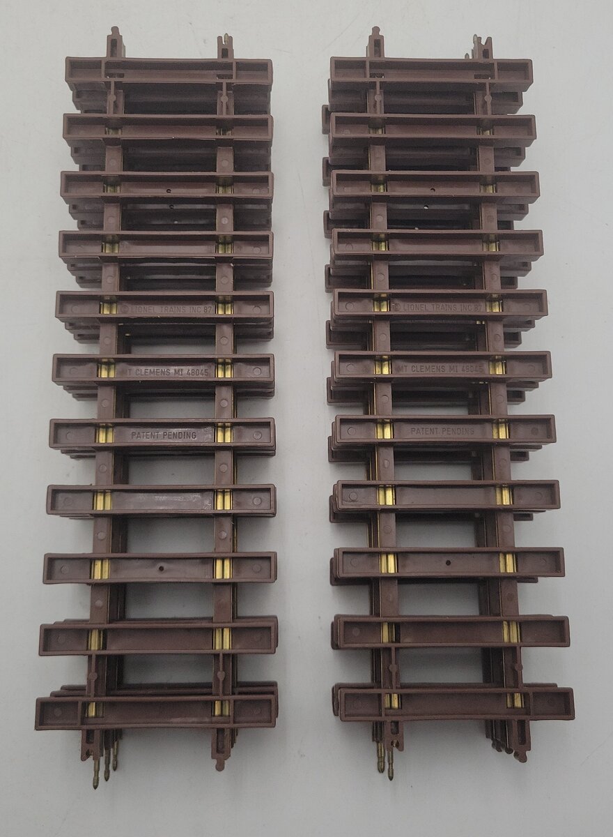 Lionel 8-82000 G Scale Brass Straight Track Sections (6) VG