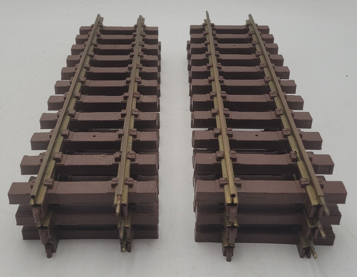 Lionel 8-82000 G Scale Brass Straight Track Sections (6) VG