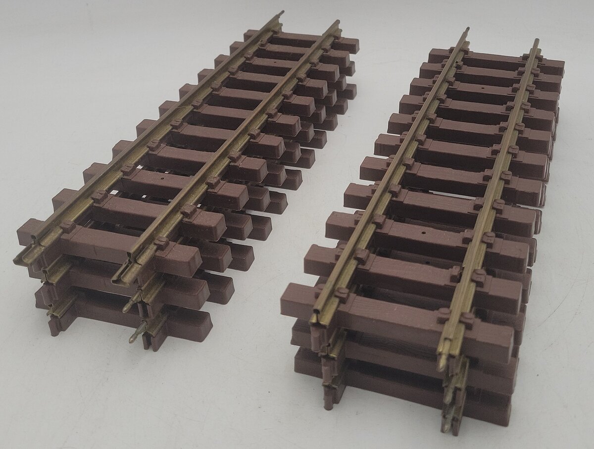 Lionel 8-82000 G Scale Brass Straight Track Sections (6) VG