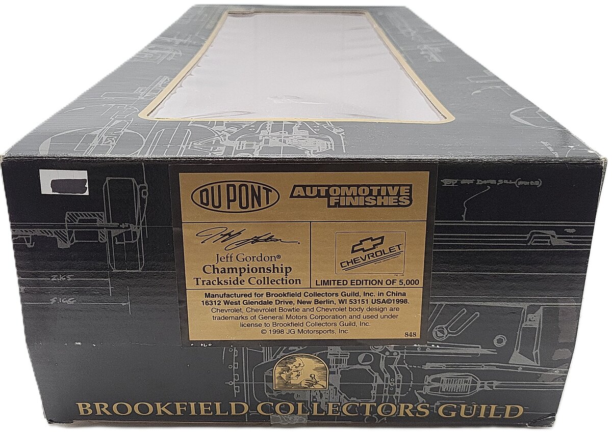 Brookfield 1:25 Jeff Gordon #24 Gold Dupont Champ Trackside Show Car Trailer Set EX/Box