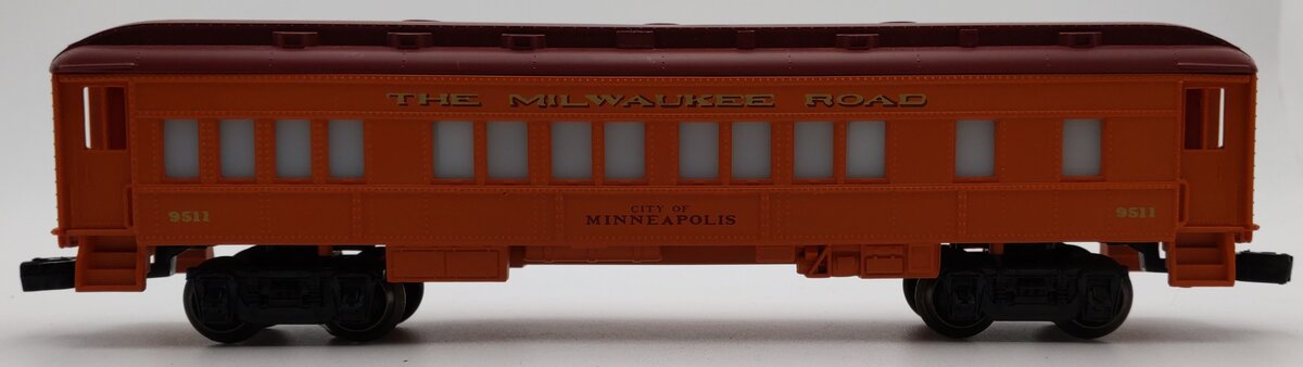 Lionel 6-9511 O Gauge Milwaukee Road "City Of Minneapolis" Passenger Car EX/Box