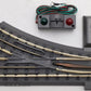 MTH 40-1043 O42 RealTrax Nickel Silver Right Hand Remote Switch Turnout EX/Box