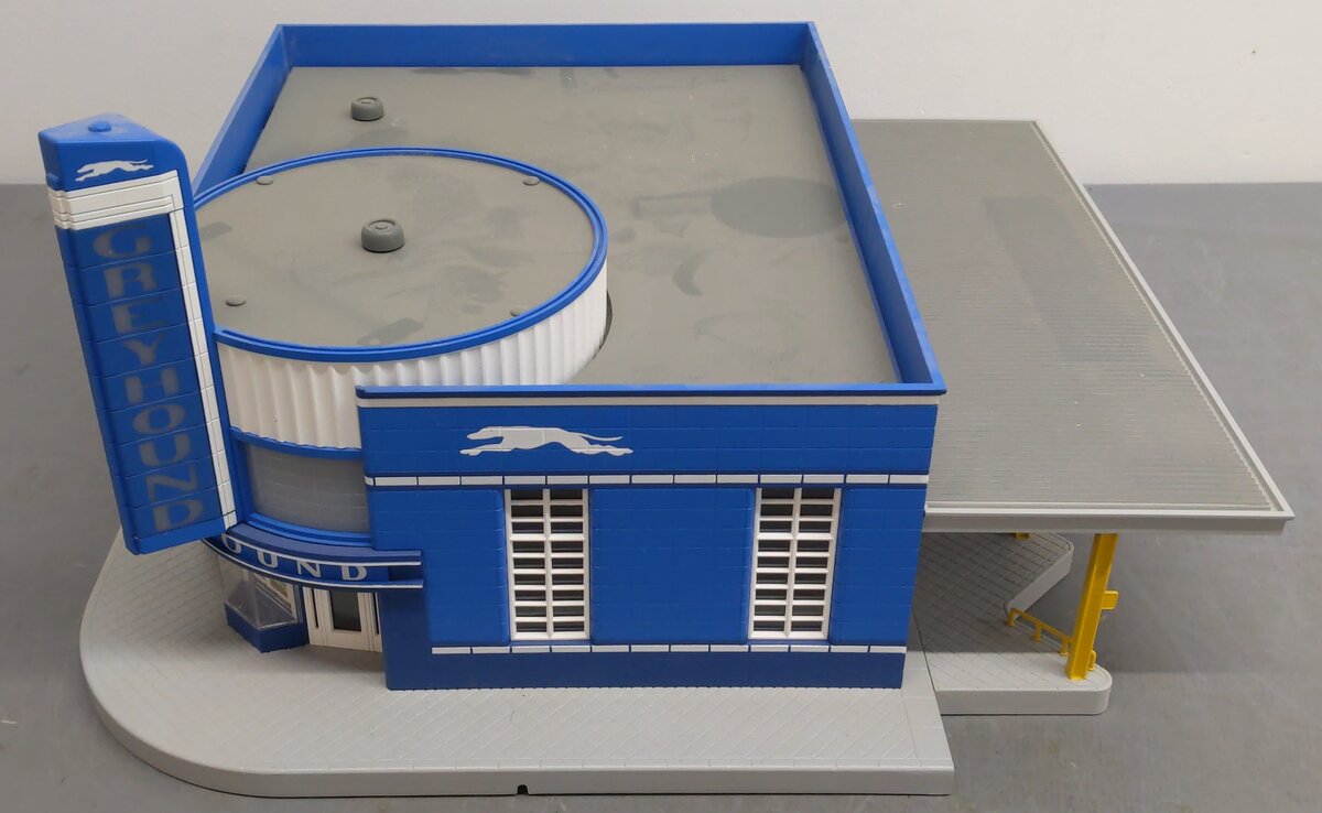 MTH 30-9040 O Gauge Greyhound Bus Station EX