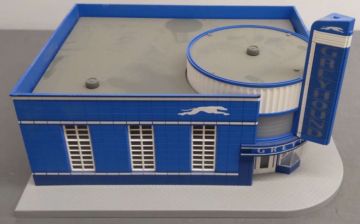 MTH 30-9040 O Gauge Greyhound Bus Station EX