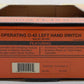 MTH 40-1044 O42 RealTrax Nickel Silver Left Hand Remote Switch Turnout EX/Box