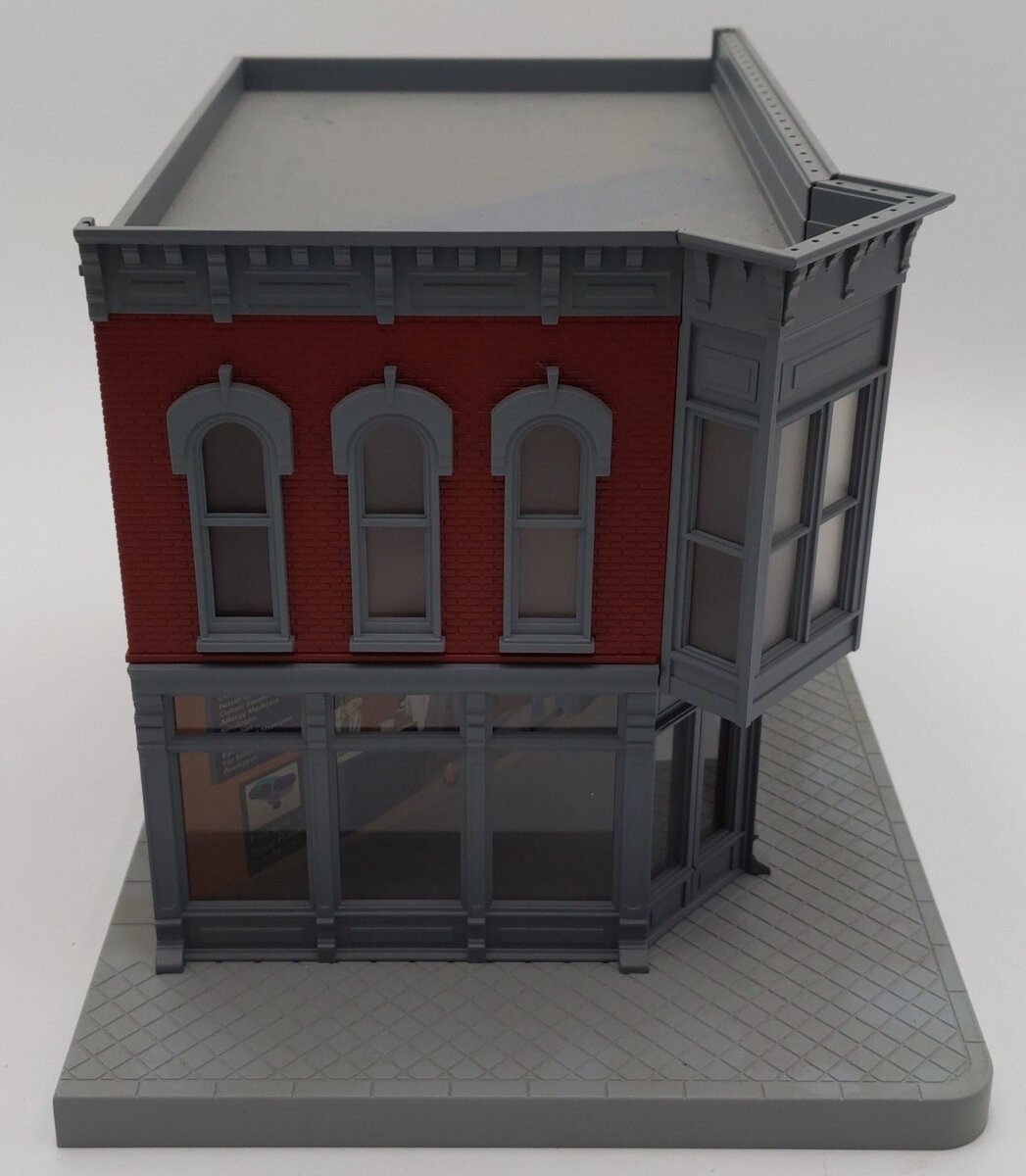 MTH 30-9012 O Gauge Corner Drug Store Red W/ Gray Trim EX