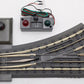 MTH 40-1044 O42 RealTrax Nickel Silver Left Hand Remote Switch Turnout EX/Box