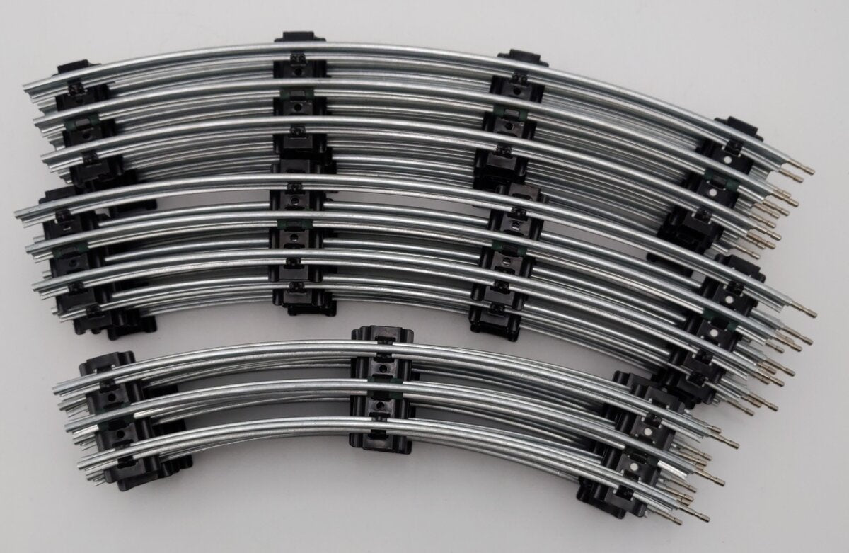 Menards 279-3080 O-31 & 279-3085 O-36 Tubular Curved Track (Qty 12) LN