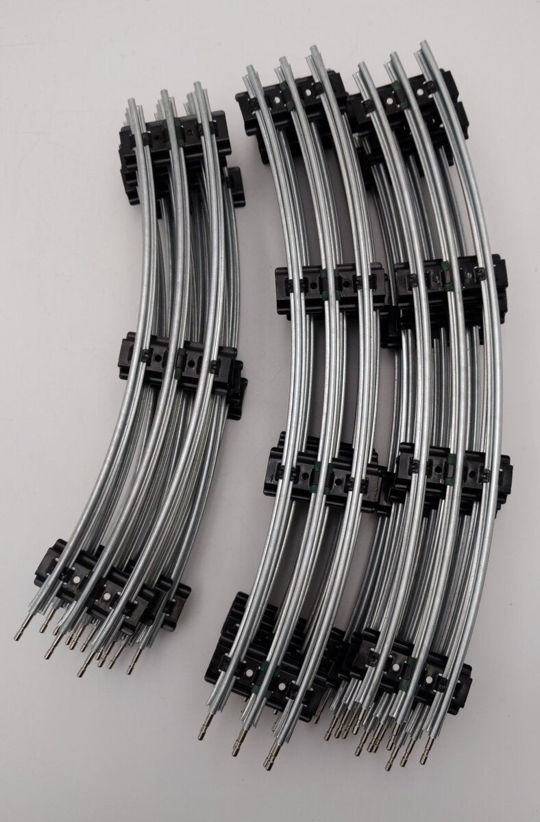 Menards 279-3080 O-31 & 279-3085 O-36 Tubular Curved Track (Qty 12) LN