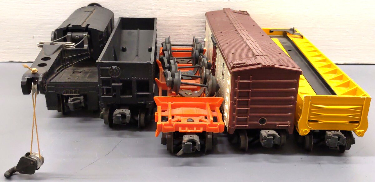Lionel Vintage O Gauge Freight Cars:3562-50,3662,6362-55,3456,6460 [5] VG