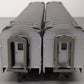 MTH 20-66197 O Gauge New Haven 2-Car 70' Streamlined Passenger Set - (Ribbed) EX/Box