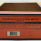 MTH 40-1044 O42 RealTrax Nickel Silver Left Hand Remote Switch Turnout EX/Box