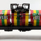 Lionel 6-9278 O Gauge Lifesavers Chrome Plated Single Dome Tank Car VG/Box