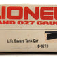 Lionel 6-9278 O Gauge Lifesavers Chrome Plated Single Dome Tank Car VG/Box