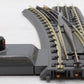 MTH 40-1021 O72 RealTrax Nickel Silver Left Hand Remote Switch Turnout EX/Box