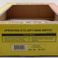 MTH 40-1021 O72 RealTrax Nickel Silver Left Hand Remote Switch Turnout EX/Box