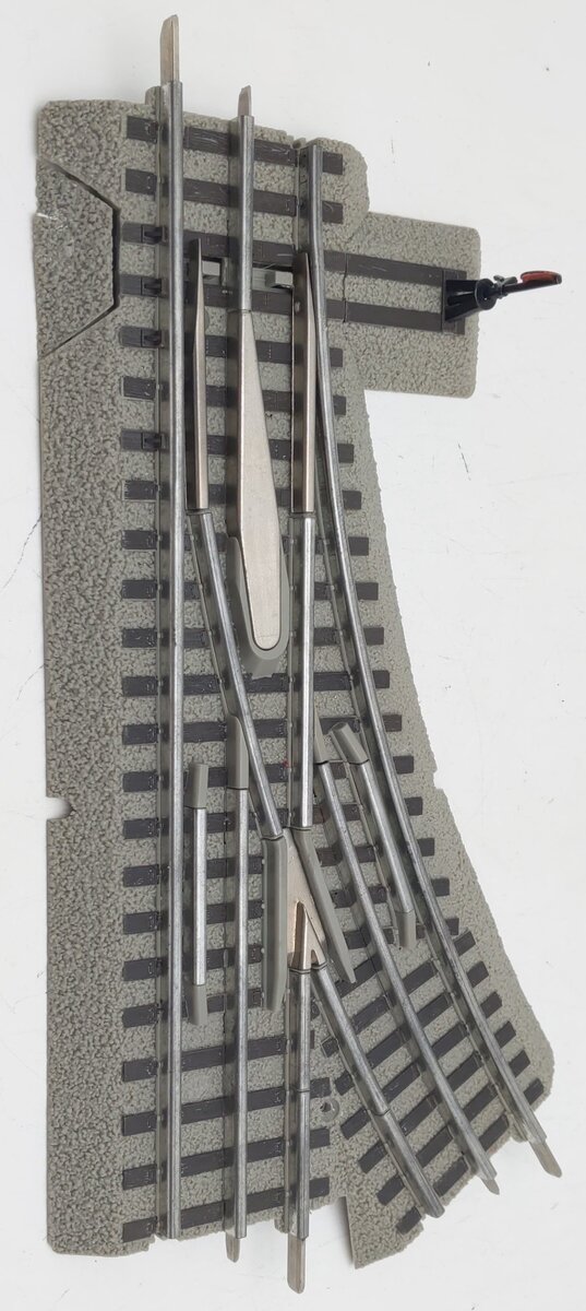 Lionel 262536L O Left FasTrack O36 Turnout EX