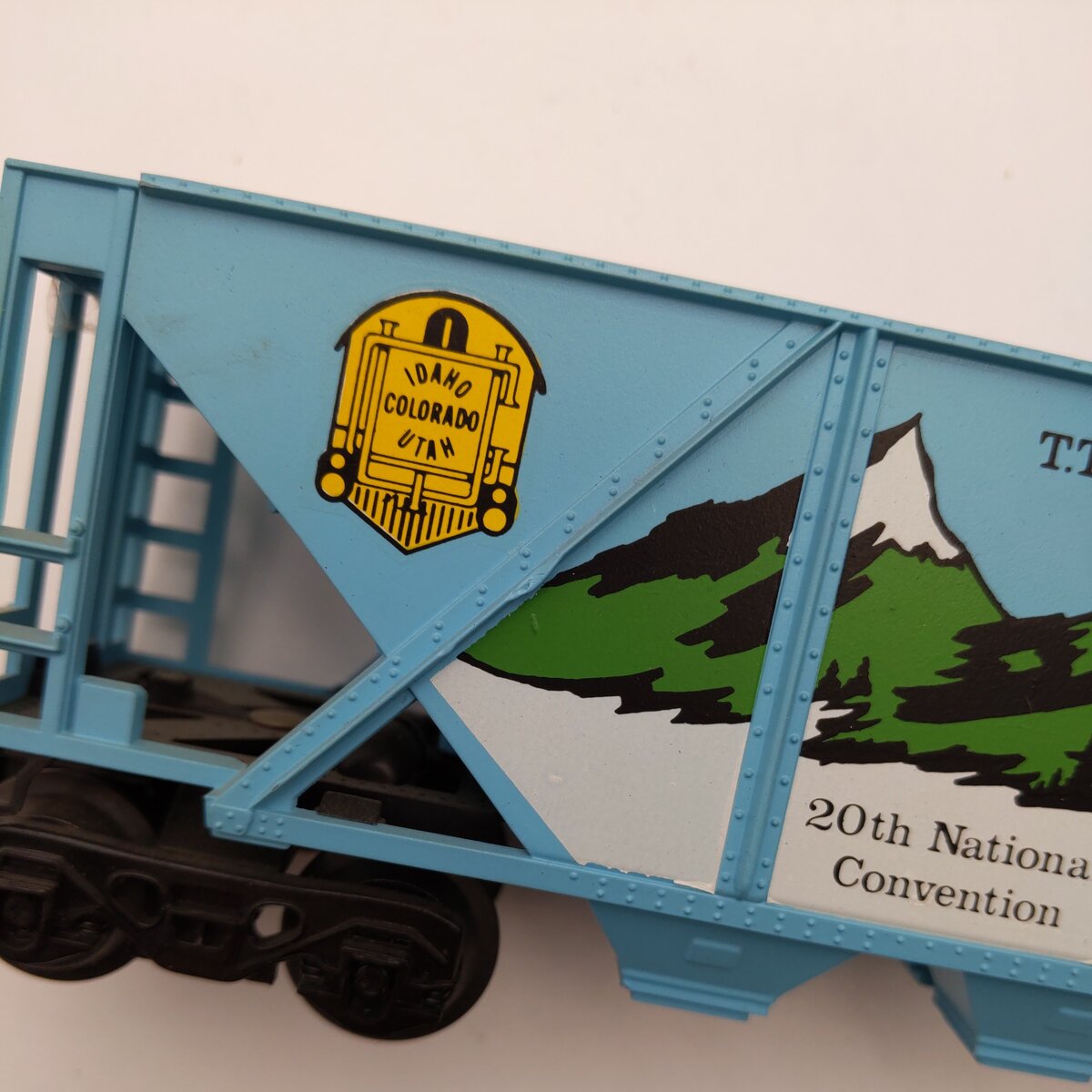 Lionel 1985 TTOS 20th National Convention Snowbird Utah Quad Hopper EX
