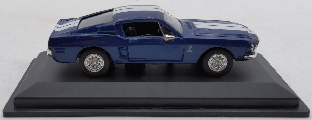 MTH 30-50057A 1:43 Railking Roadsters Blue Shelby GT 500-KR 1968 LN/Box