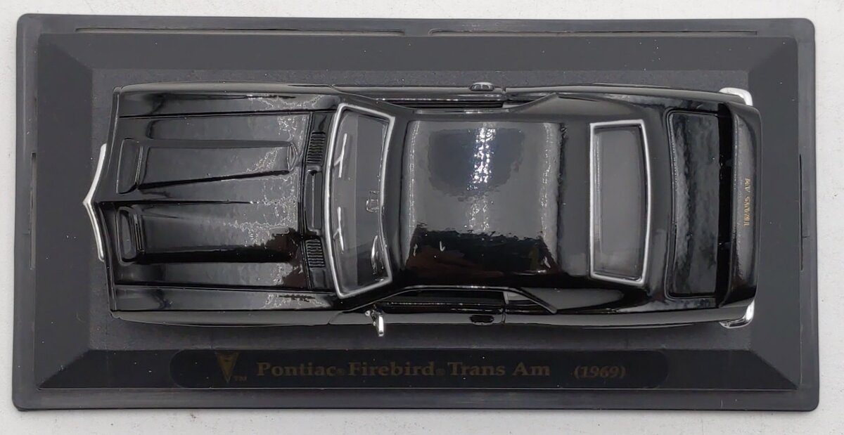 MTH 30-50057A 1:43 Roadsters RailKing Black Pontiac Firebird Trans Am 1969 EX/Box