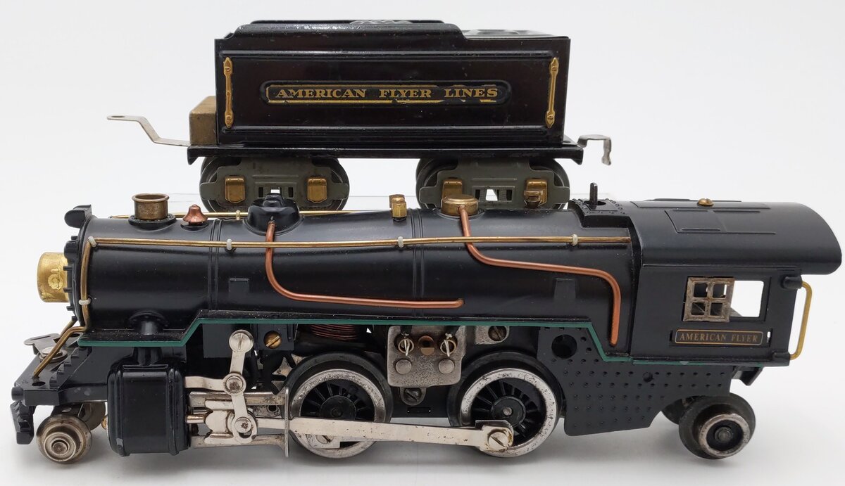 American Flyer 3307 Vintage O Prewar Diecast Steam Locomotive w/Tender