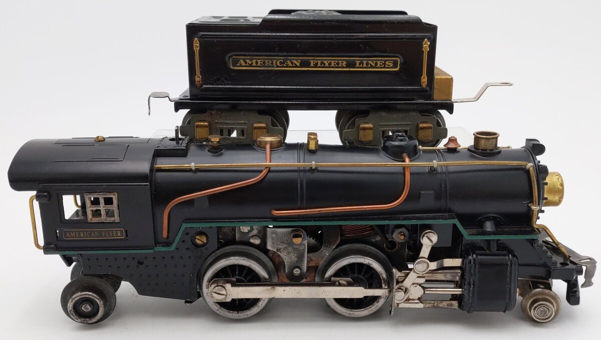 American Flyer 3307 Vintage O Prewar Diecast Steam Locomotive w/Tender